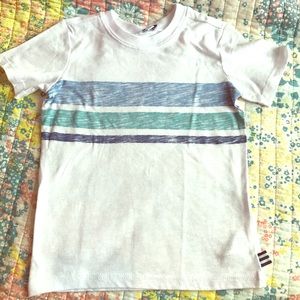 Splendid T-shirt with blue and aqua stripes